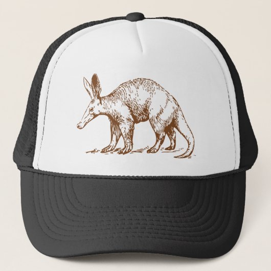 Aardvark Brown Truckerkappe (Vorderseite)