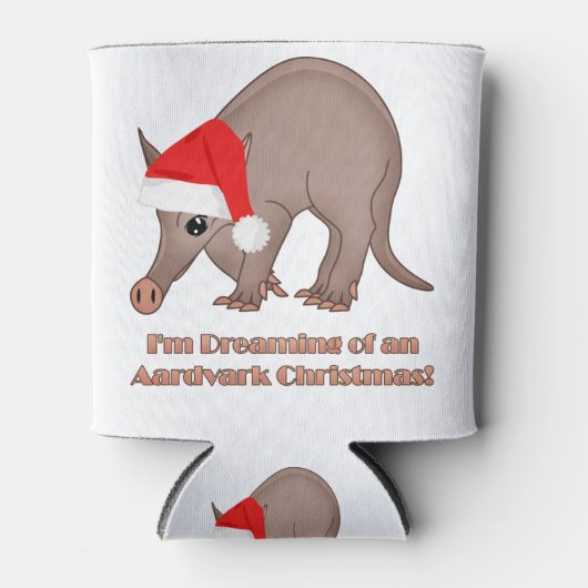 Aardvark Christmas Dosenkühler (Vorderseite)