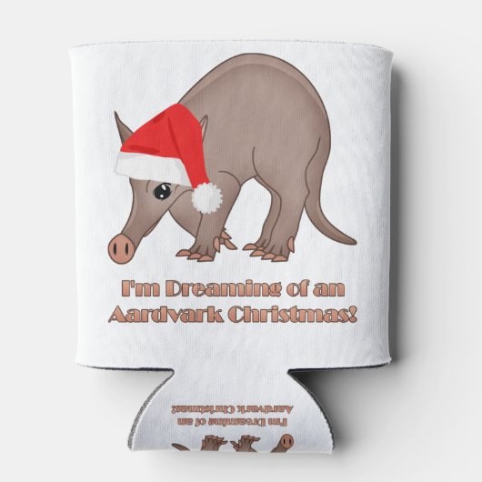 Aardvark Christmas Dosenkühler (Rückseite)