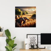 Aardvark Harmonie in der Natur Poster (Heimbüro)