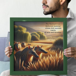 Aardvark Harmonie in der Natur Poster