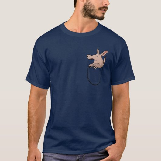 Aardvark in einer Tasche Ant Bear Anteater Niedlic T-Shirt (Vorderseite)