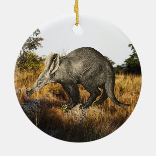 Aardvark Keramik Ornament (Hinten)