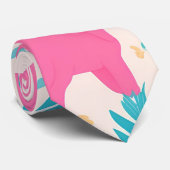 Aardvark Pastel Personalisiertes Muster Krawatte (Gerollt)