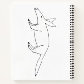 Aardvark Schlecht Gezeichnet Notebook Notizblock (Rückseite)
