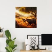Aardvark Serene Wildlife Harmony Poster (Heimbüro)