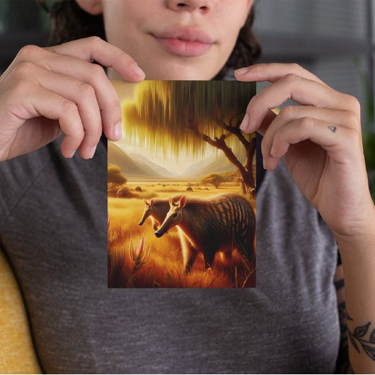 Aardvark Serene Wildlife Harmony Postkarte