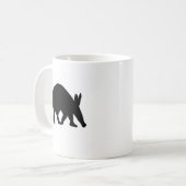 Aardvark-Silhouette Kaffeetasse (Vorderseite Links)