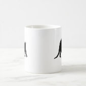 Aardvark-Silhouette Kaffeetasse (Mittel)