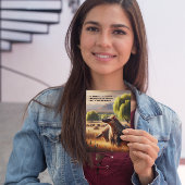 Aardvark Tranquil Harmonie: Wildlife Duo in Meadow Postkarte