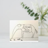 Aardvarks Angebote Postkarte (Stehend Vorderseite)