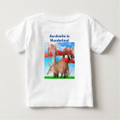 Aardvarks im Wonderland Baby T - Shirt (Rückseite)