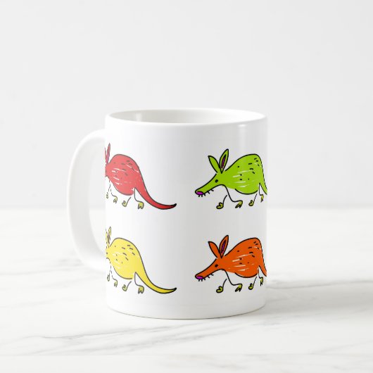 Aardvarks Kaffeetasse (Vorderseite Links)