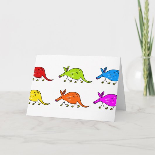 Aardvarks Karte (Vorderseite)