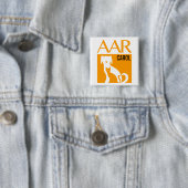 AARE-Logo-Knopf mit kundengerechtem Namen, 2" sq. Button (Beispiel)