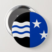 Aargau, die Schweiz Button (Vorne & Hinten)