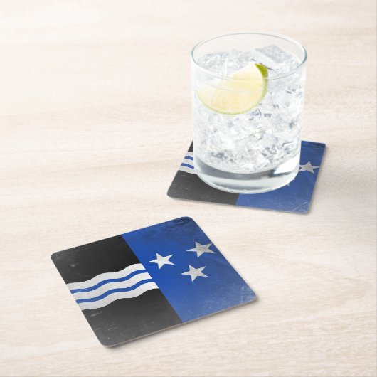 Aargau Rechteckiger Pappuntersetzer (Vor Ort)