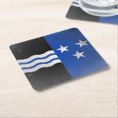 Aargau Rechteckiger Pappuntersetzer (angewinkelt)