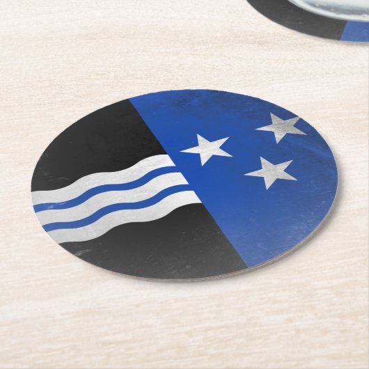 Aargau Runder Pappuntersetzer (Angewinkelt)