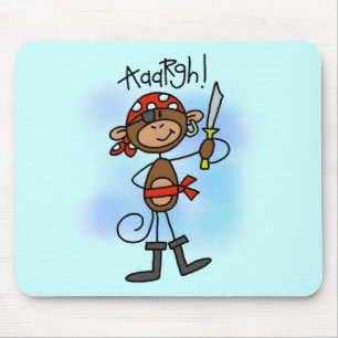 Aargh Affe Piraten T-Shirts und Geschenke Mousepad