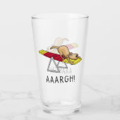 AARGH! Funny dog Agility Tester Glas (Rückseite)
