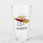 AARGH! Funny dog Agility Tester Glas (Vorderseite)