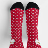 AARGH! Funny verängstigt Hund Agility Teter Socken (Oben)