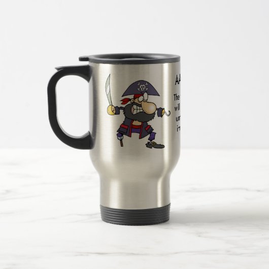 Aargh!  Piraten-Tasse Reisebecher (Links)