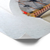 Aarhus Cathedral Votive Ship Poster (Ecke)