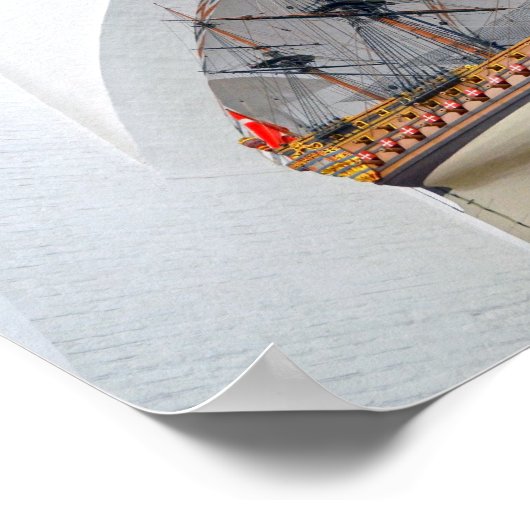 Aarhus Cathedral Votive Ship Poster (Ecke)