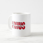 Aarhus Dänemark Kaffeetasse (Vorderseite Links)
