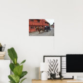 Aarhus, Dänemark, Pferde und Buggy Poster (Heimbüro)