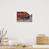 Aarhus, Dänemark, Pferde und Buggy Poster (Küche)