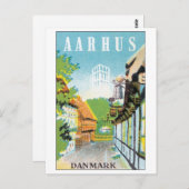 AARHUS, Dänemark Postkarte (Vorne/Hinten)