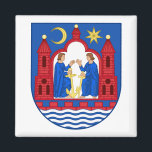 Aarhus, Dänemark-Wappen Magnet<br><div class="desc">Aarhus,  Dänemark Coat of Arms Image artist is Regicollis https://commons.wikimedia.org/wiki/User:Regicollis</div>