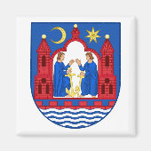 Aarhus, Dänemark-Wappen Magnet (Vorne)