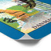 Aarhus Danmark (Grenze) Poster (Ecke)