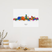 Aarhus Denmark Skyline Poster (Küche)