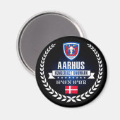 Aarhus Magnet (Vorderseite/Rückseite)