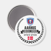 Aarhus Magnet (Vorderseite/Rückseite)