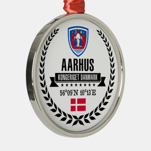 Aarhus Ornament Aus Metall (Rechts)