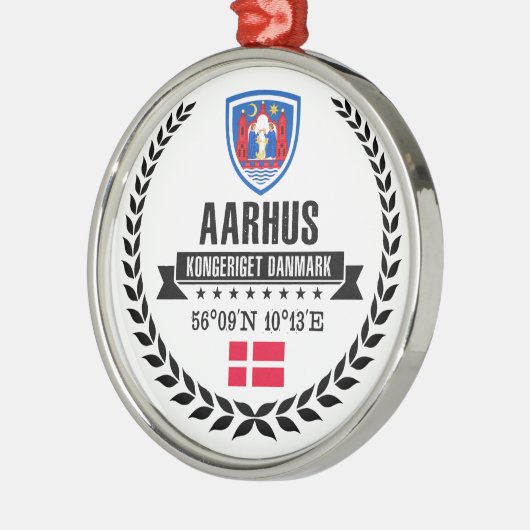 Aarhus Ornament Aus Metall (Links)