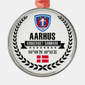 Aarhus Ornament Aus Metall (Vorne)