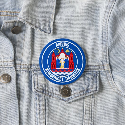 Aarhus Round Emblem Button (Beispiel)