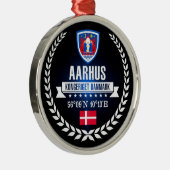 Aarhus Silbernes Ornament (Rechts)