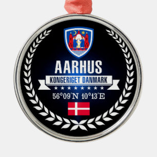 Aarhus Silbernes Ornament