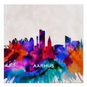 Aarhus Skyline Poster (Vorderseite)