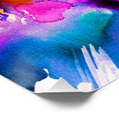 Aarhus Skyline Poster (Ecke)