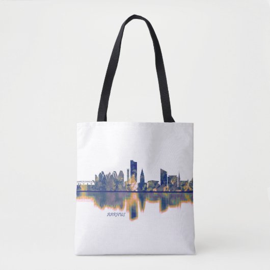 Aarhus Skyline Tasche (Vorderseite)