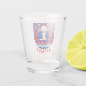 Aarhus-Wappen - DÄNEMARK Schnapsglas (Rückseite)